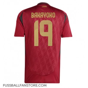 Belgien Johan Bakayoko #19 Replik Heimtrikot EM 2024 Kurzarm